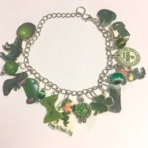 - Saint Patrick’s where’s your green Charm Bracelet